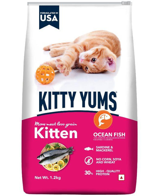 Kitty Yums Ocean Fish Kitten Food - Ofypets