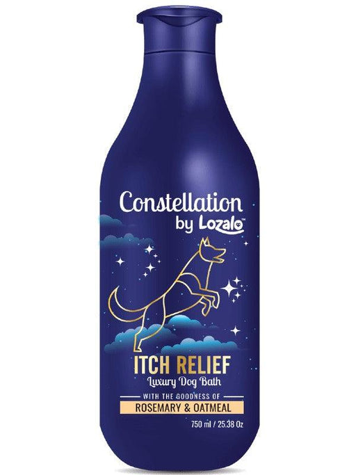 Lozalo Constellation Itch Relief Oatmeal and Rosemary Shampoo for Dogs - Ofypets