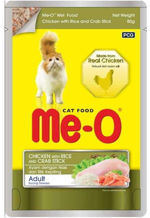 MeO Chicken with Rice and Crab Stick Cat Wet Food - Ofypets