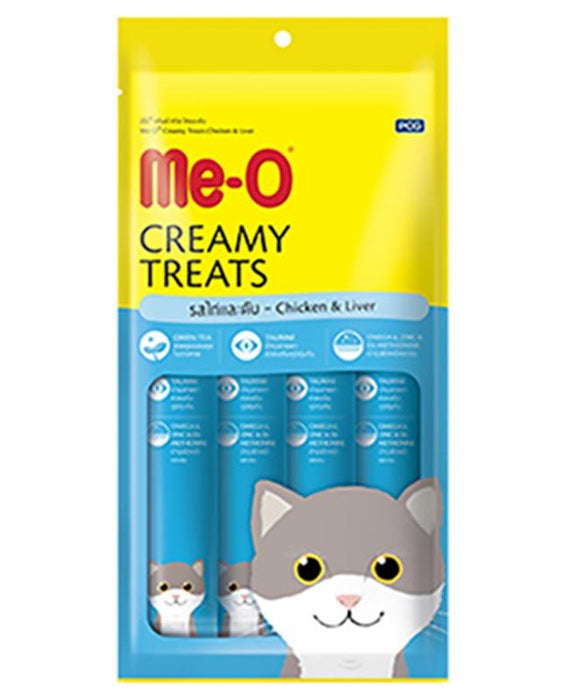MeO Creamy Treats For Cat and Kitten Chicken & Liver Flavor - Ofypets