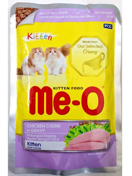 MeO Kitten Chicken Chunk in Gravy Wet Food - Ofypets