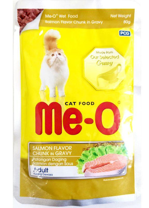MeO Salmon Chunk in Gravy Cat Wet Food - Ofypets