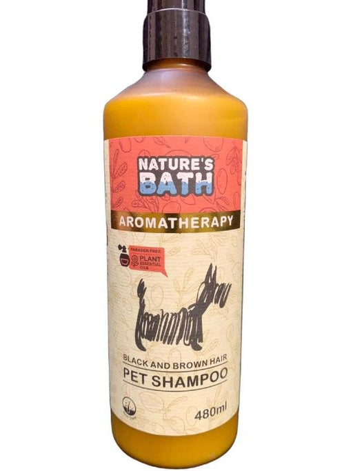 Nature's Bath Aromatherapy Black and Brown Hair Pet Shampoo - Ofypets