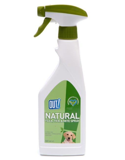 OUT Natural Flea and Tick Spray - Ofypets