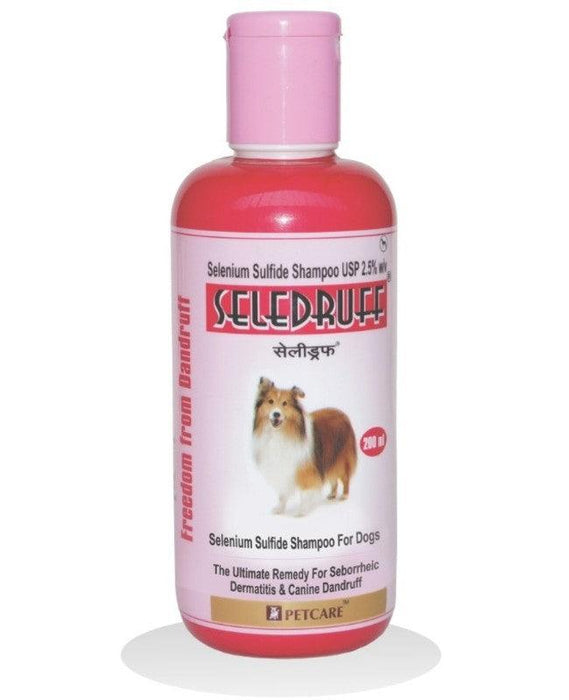 Petcare Seledruff Anti-Dandruff Selenium Sulphide Shampoo for Dogs - Ofypets