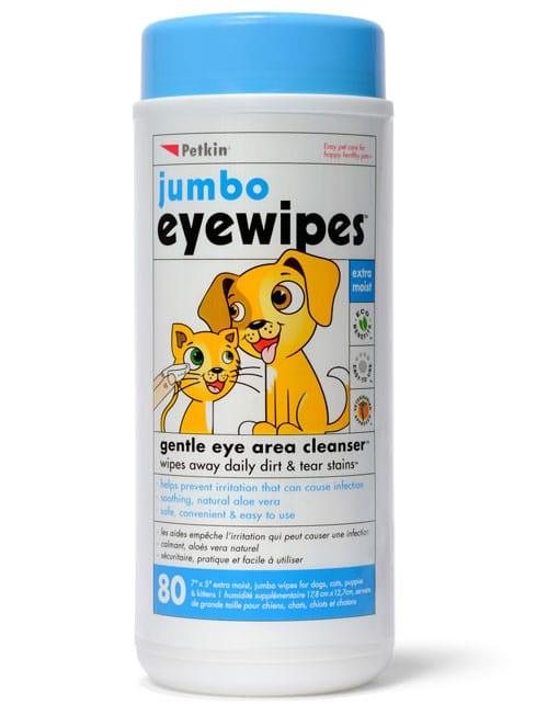 Petkin Jumbo Eye wipes 80 wipes - Ofypets