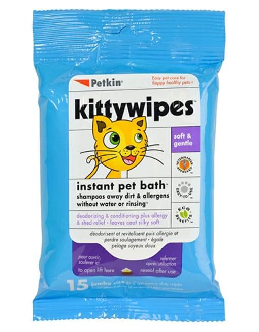Petkin Kitty Wipes, 15 Wipes - Ofypets