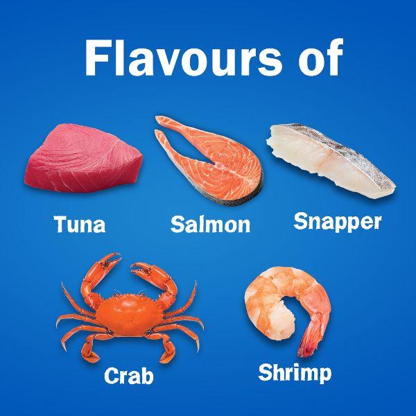 Purina Friskies Seafood Sensations Tuna Salmon Whitefish Crab Shrimp Adult Cat Food - Ofypets