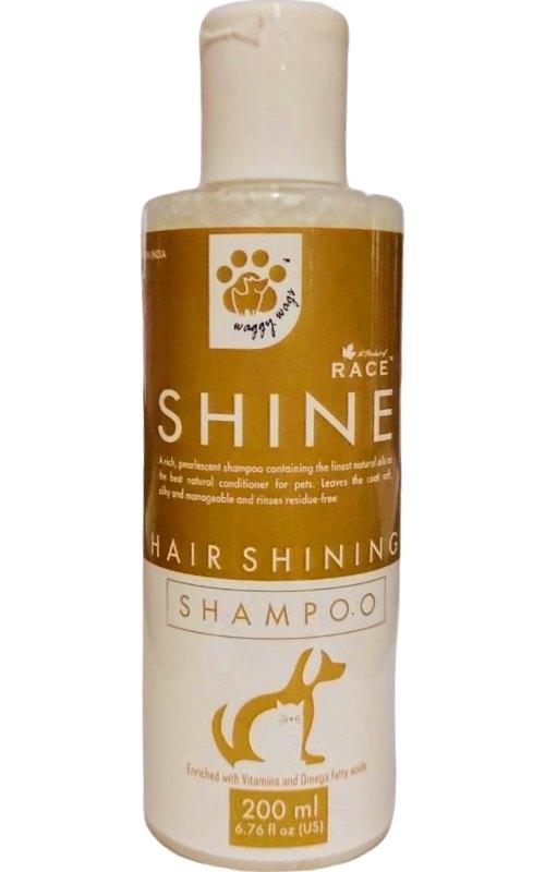 Race Shine Hair Shining Olive Oil, Almond Oil and Avocado Oil Shampoo for Dogs and Cats - Ofypets
