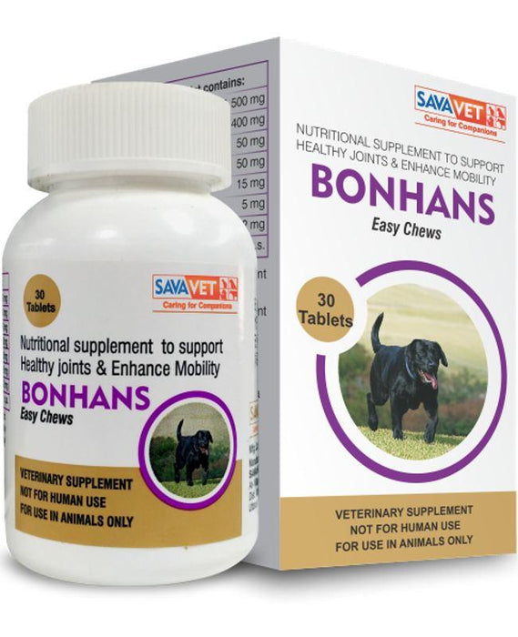 Savavet Bonhans Chicken Flavour Joint Supplement Tablets for Dogs - Ofypets