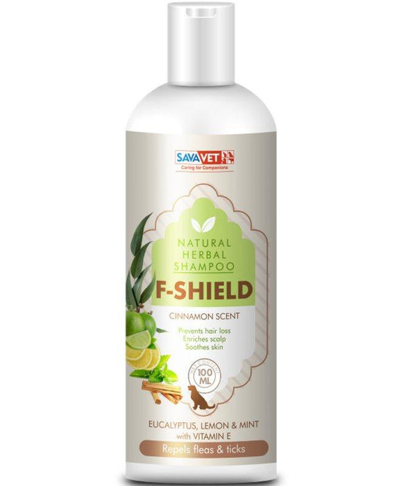 Savavet F-Shield Anti Tick and Flea Herbal Dog Shampoo - Ofypets