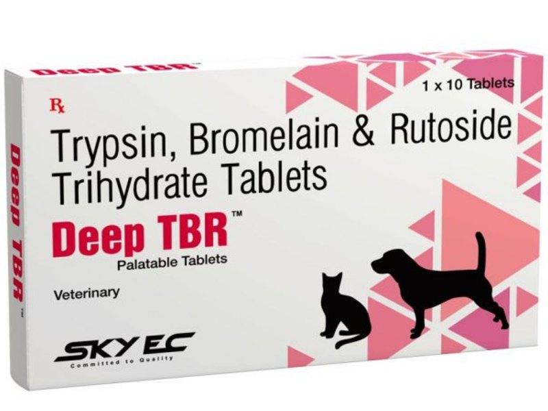 SkyEc Deep TBR Trypsin Bromelain Rutoside Tablets - Ofypets