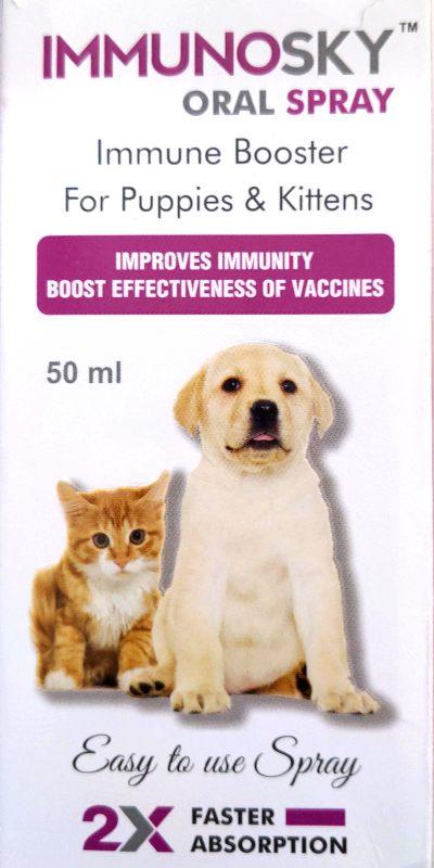 SkyEc ImmunoSky Oral Spray Immune Booster for Puppies and Kittens - Ofypets