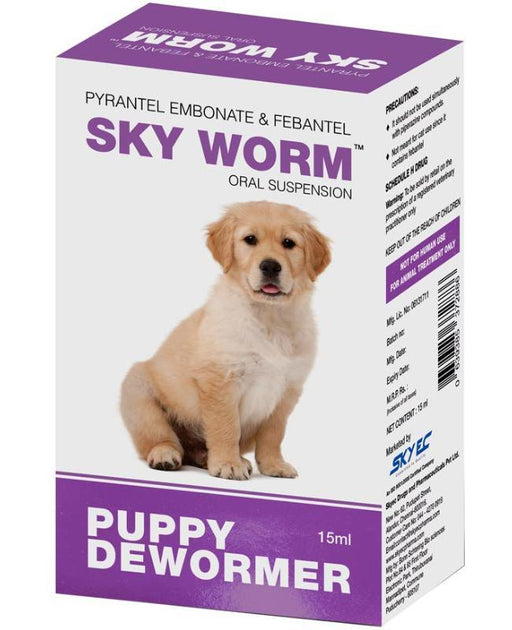 SkyEc SKYWORM Puppy Dewormer Oral Suspension - Ofypets