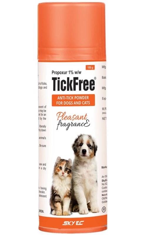 SkyEc TickFree Anti-Tick Propoxur Powder for Dogs and Cats - Ofypets