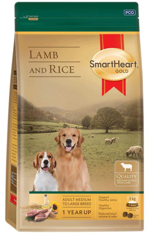 SmartHeart Gold Lamb and Rice Adult Dog Food - Ofypets