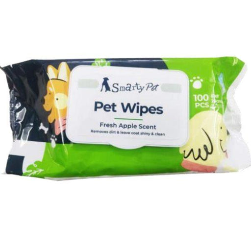 Smartypet Apple Scent Wet Wipes for Dogs and Cats - Ofypets