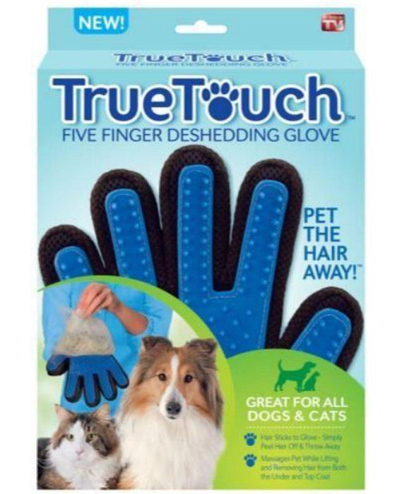 Smartypet True Touch De-Shedding Glove for Grooming Dogs and Cats