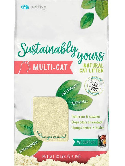 Sustainably Yours Multi-Cat Natural Cat Litter - Ofypets
