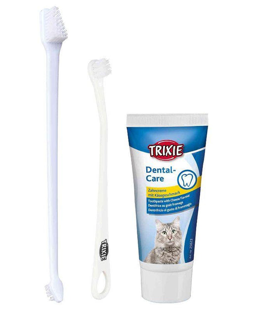 Trixie Dental Care Hygiene Kit for Cats - Ofypets