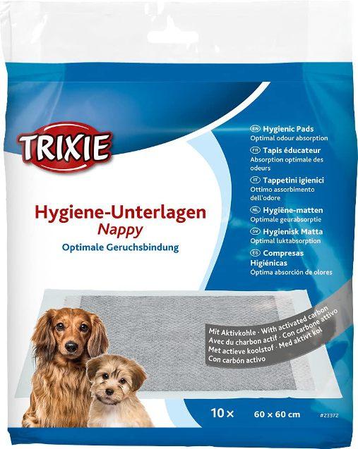 Trixie Nappy Hygiene Puppy Training Pads with Activated Carbon 60X60cm - Ofypets