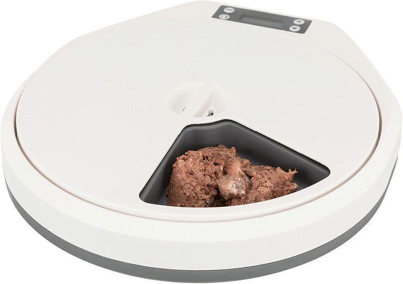 TRIXIE TX4+1 Automatic Pet Food Feeder for Cats and Dogs with Meal Trays  and Programmable Clock