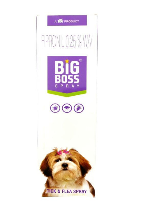 TTK Big Boss Anti Tick and Flea Fipronil Spray for Dogs and Cats - Ofypets