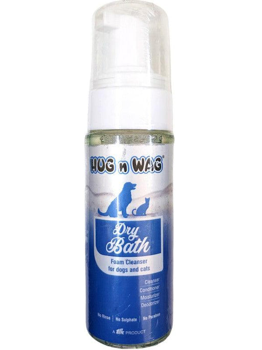 TTK Hug n Wag Dry Bath Waterless Foam Cleanser for Dogs and Cats - Ofypets