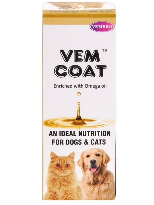 Vembro Vem Coat Omega and Multivitamin Syrup for Dogs and Cats - Ofypets