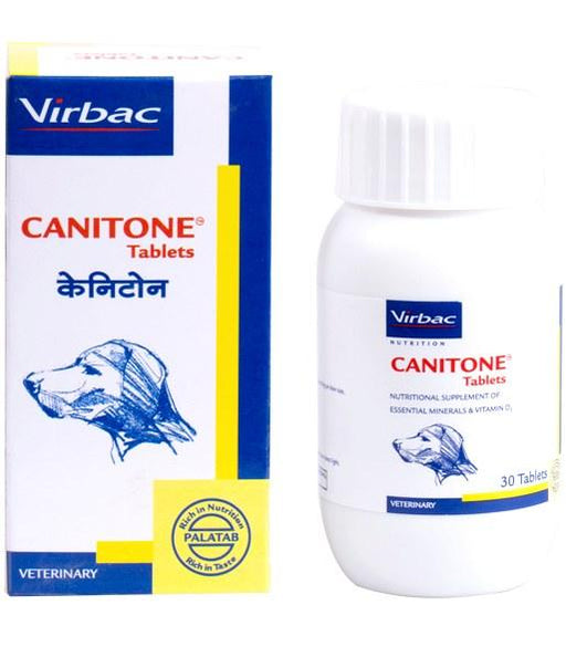 Virbac Canitone Calcium Tablets for Dogs - Ofypets