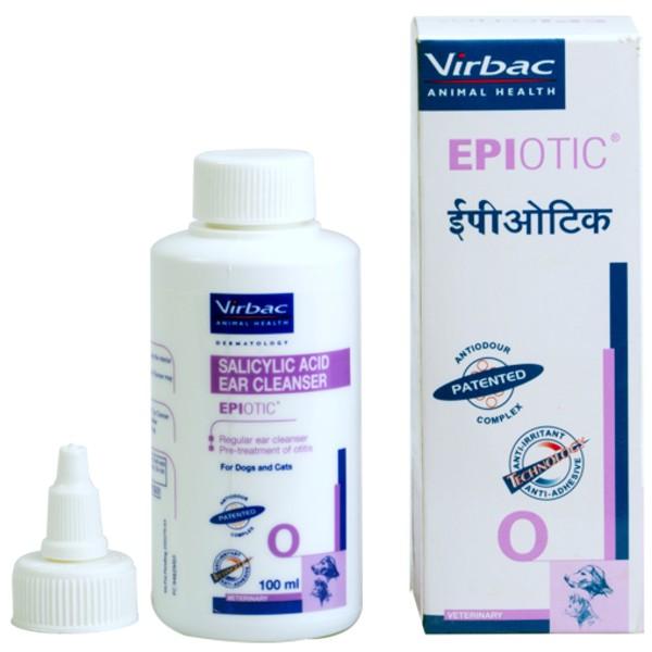 Virbac Epiotic Salicylic Acid Ear Cleanser For Dogs and Cats - Ofypets