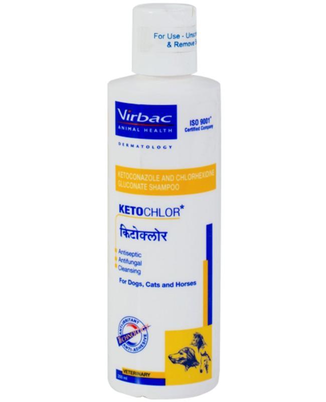 Virbac Ketochlor Chlorhexidine and Ketoconazole Medicated Shampoo For