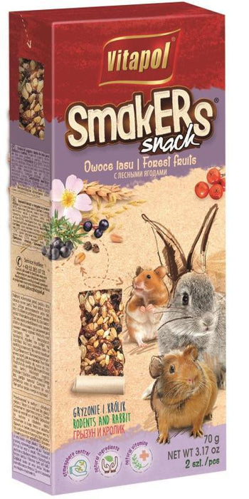 Vitapol Forest Fruit Smakers Snack for Rabbits and Hamsters - Ofypets
