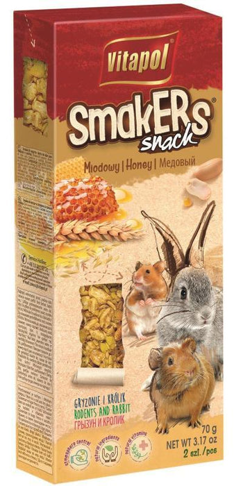 Vitapol Honey Smakers Snack for Rabbits and Hamsters - Ofypets