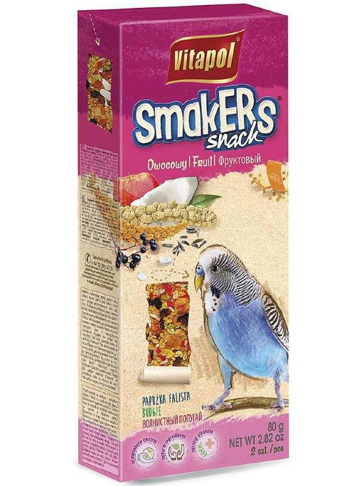 Vitapol Smakers Fruit Snack for Budgie and Cockatiels 90g - Ofypets