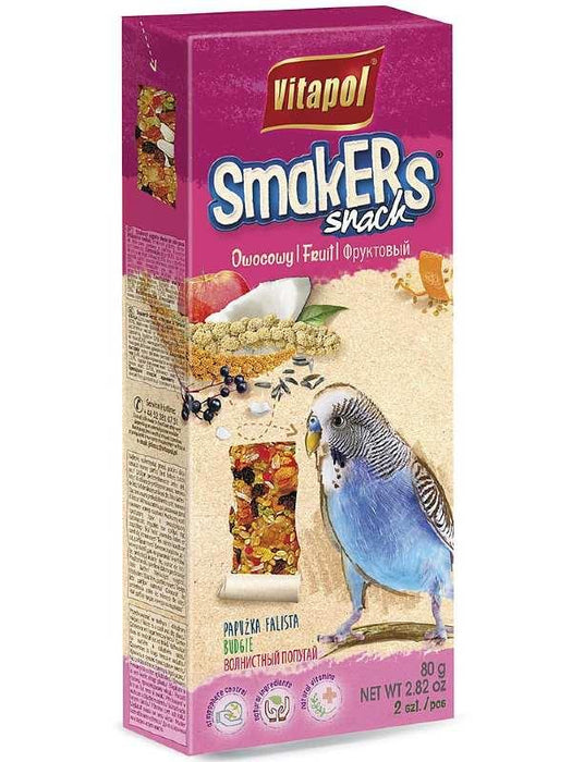 Vitapol Smakers Fruit Snack for Budgie and Cockatiels 90g - Ofypets