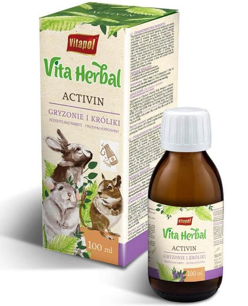 Vitapol Vita Herbal Activin Supplement Rabbits, Hamsters and Guinea Pigs - Ofypets