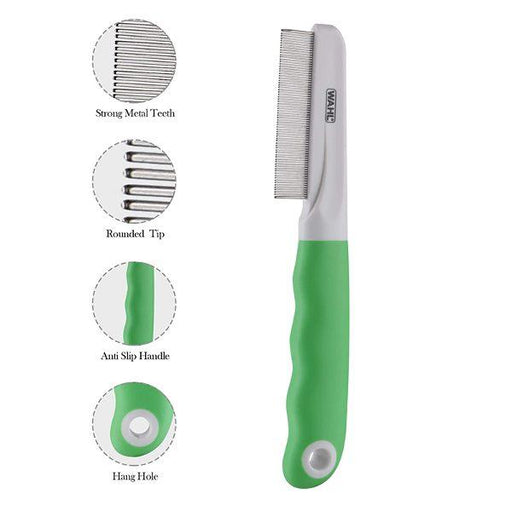 Wahl Flea Comb Stainless Steel for Dogs and Cats - Ofypets