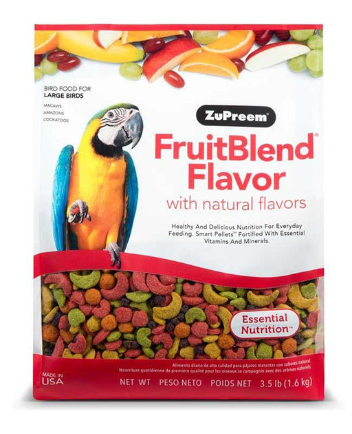 Zupreem Fruitblend Flavor Bird Food For Large Birds - Ofypets