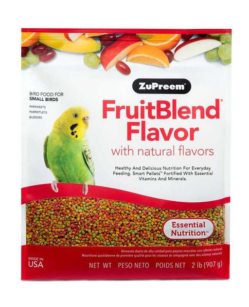 Zupreem Fruitblend Flavor Bird Food For Small Birds - Ofypets