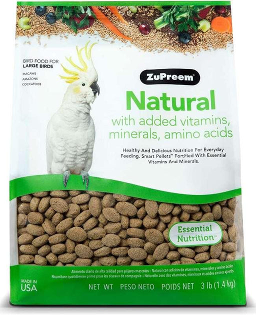 Zupreem Natural Bird Food for Large Birds - Ofypets