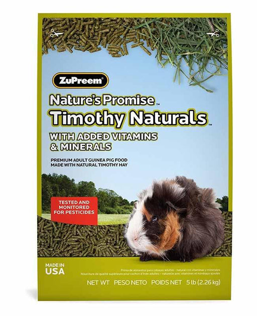 Zupreem Nature's Promise Timothy Naturals Guinea Pig Food - Ofypets