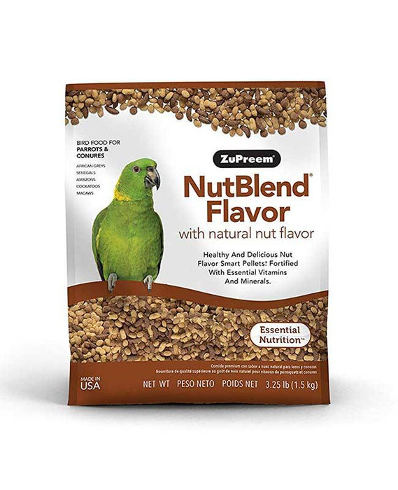 Zupreem Nutblend Flavor Bird Food for Parrots & Conures - Ofypets