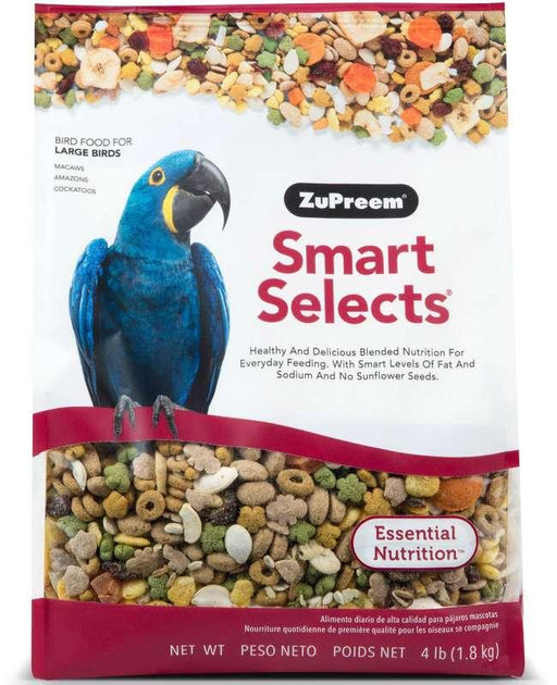 Zupreem Smart Selects Large Birds Food - Ofypets